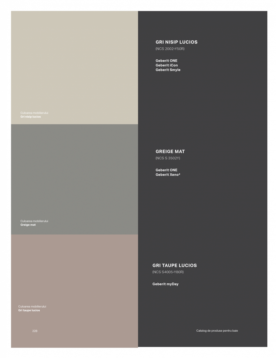 Pagina 224-Catalog GEBERIT - Colectii de baie - 2022  Catalog, brosura Romana 