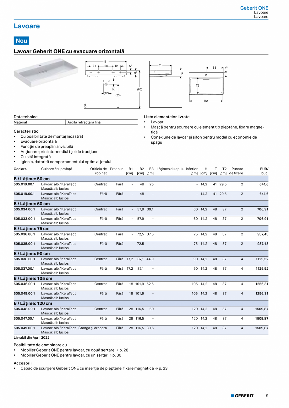 Pagina 7-Catalog GEBERIT - Colectii 2022-2023  Catalog, brosura Romana 61.00.3

505.071.00.3

Lava

→ p. 28...