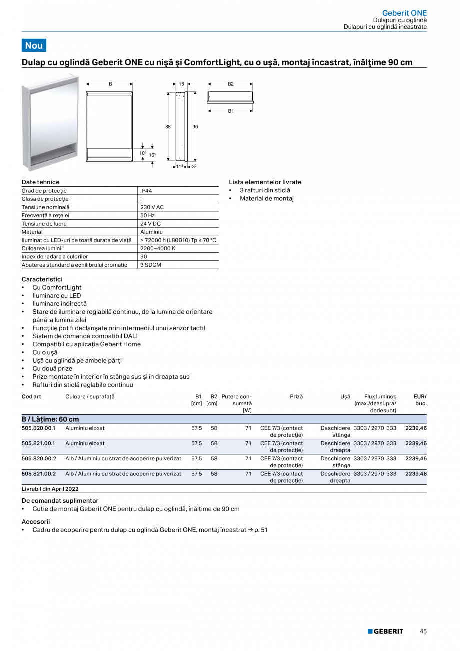 Pagina 33-Catalog GEBERIT - Colectii 2022-2023  Catalog, brosura Romana 
111.942.00.1

60–120 cm

505.282.00...