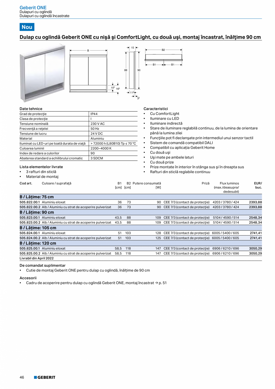 Pagina 34-Catalog GEBERIT - Colectii 2022-2023  Catalog, brosura Romana .00.2

505.304.00.2

505.324.00.2

105...