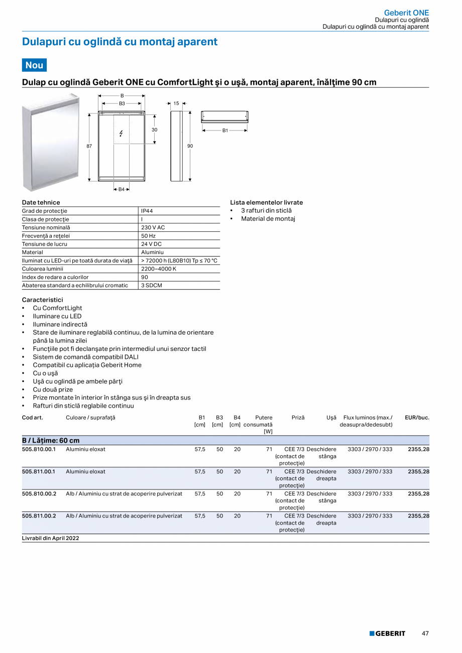 Pagina 35-Catalog GEBERIT - Colectii 2022-2023  Catalog, brosura Romana în formă de bol

Cu două sertare
...