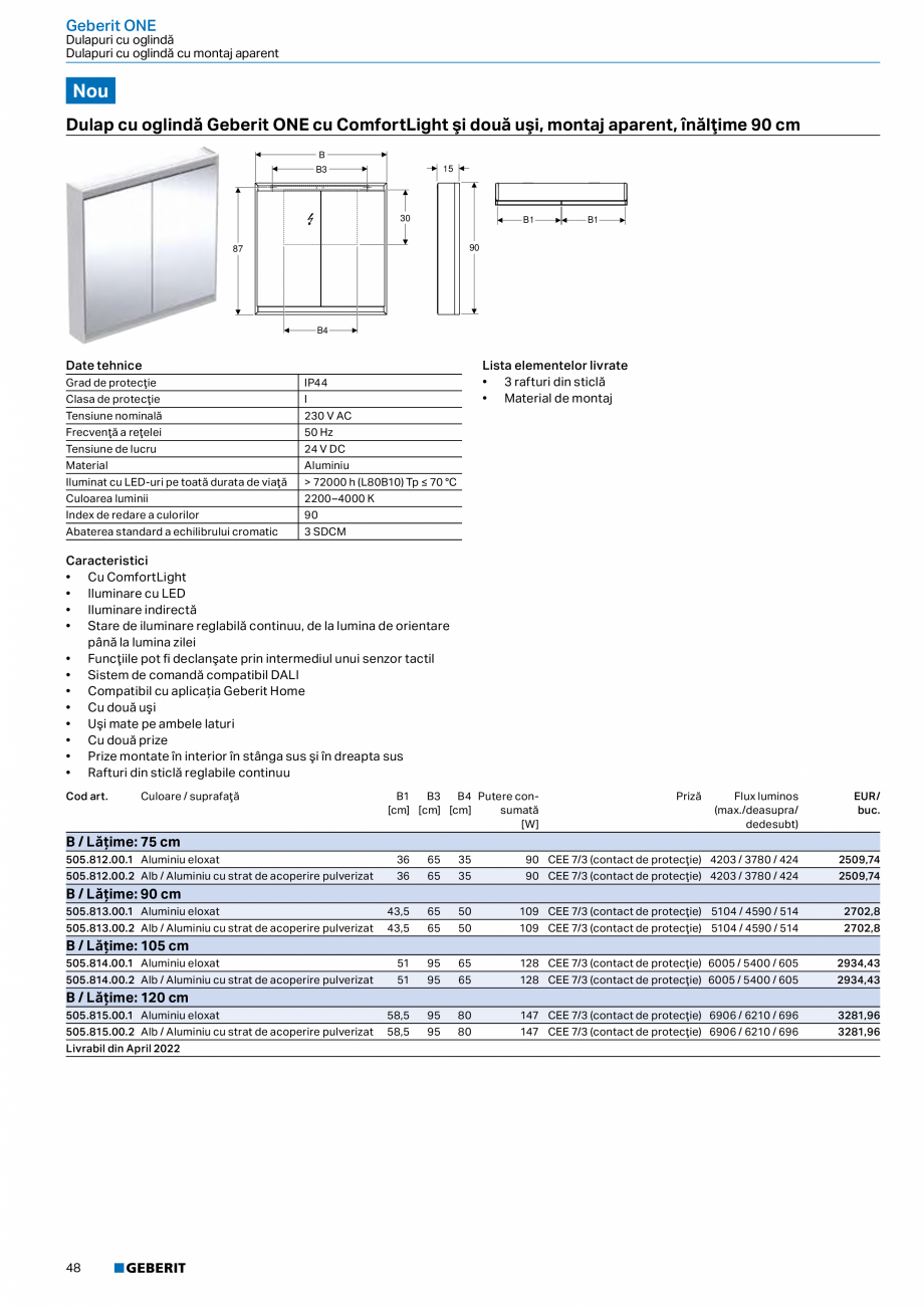 Pagina 36-Catalog GEBERIT - Colectii 2022-2023  Catalog, brosura Romana . 29

505.275.00.7

505.295.00.7

505....