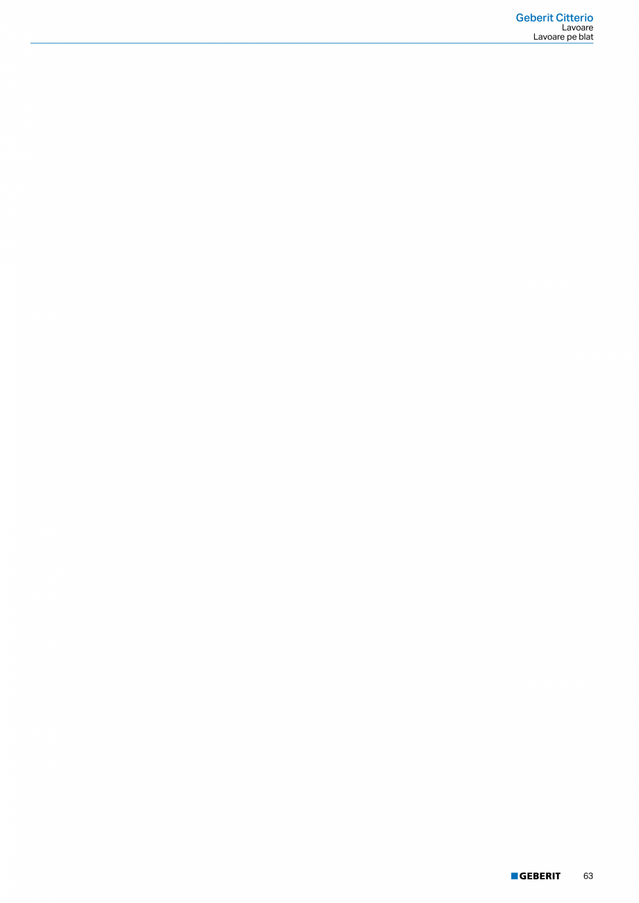 Pagina 51-Catalog GEBERIT - Colectii 2022-2023  Catalog, brosura Romana t ONE pentru lavoar, cu două sertare
...