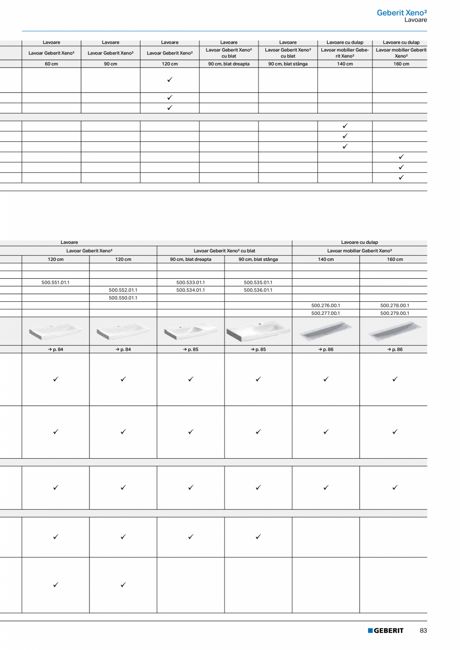 Pagina 71-Catalog GEBERIT - Colectii 2022-2023  Catalog, brosura Romana de lavoar

Nou
Blat Geberit ONE cu...