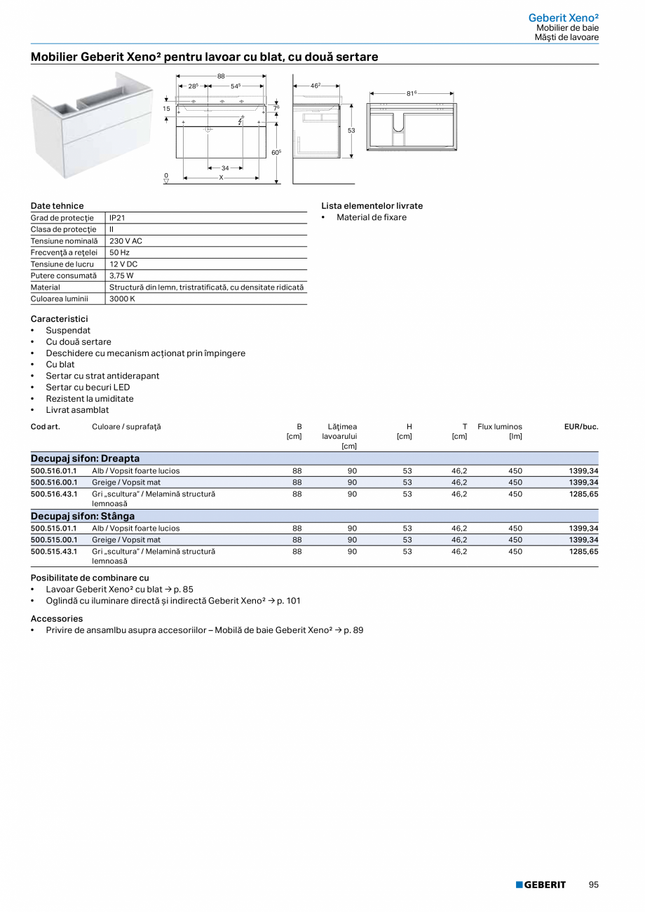 Pagina 83-Catalog GEBERIT - Colectii 2022-2023  Catalog, brosura Romana e viaţă

> 72000 h (L80B10) Tp ≤...
