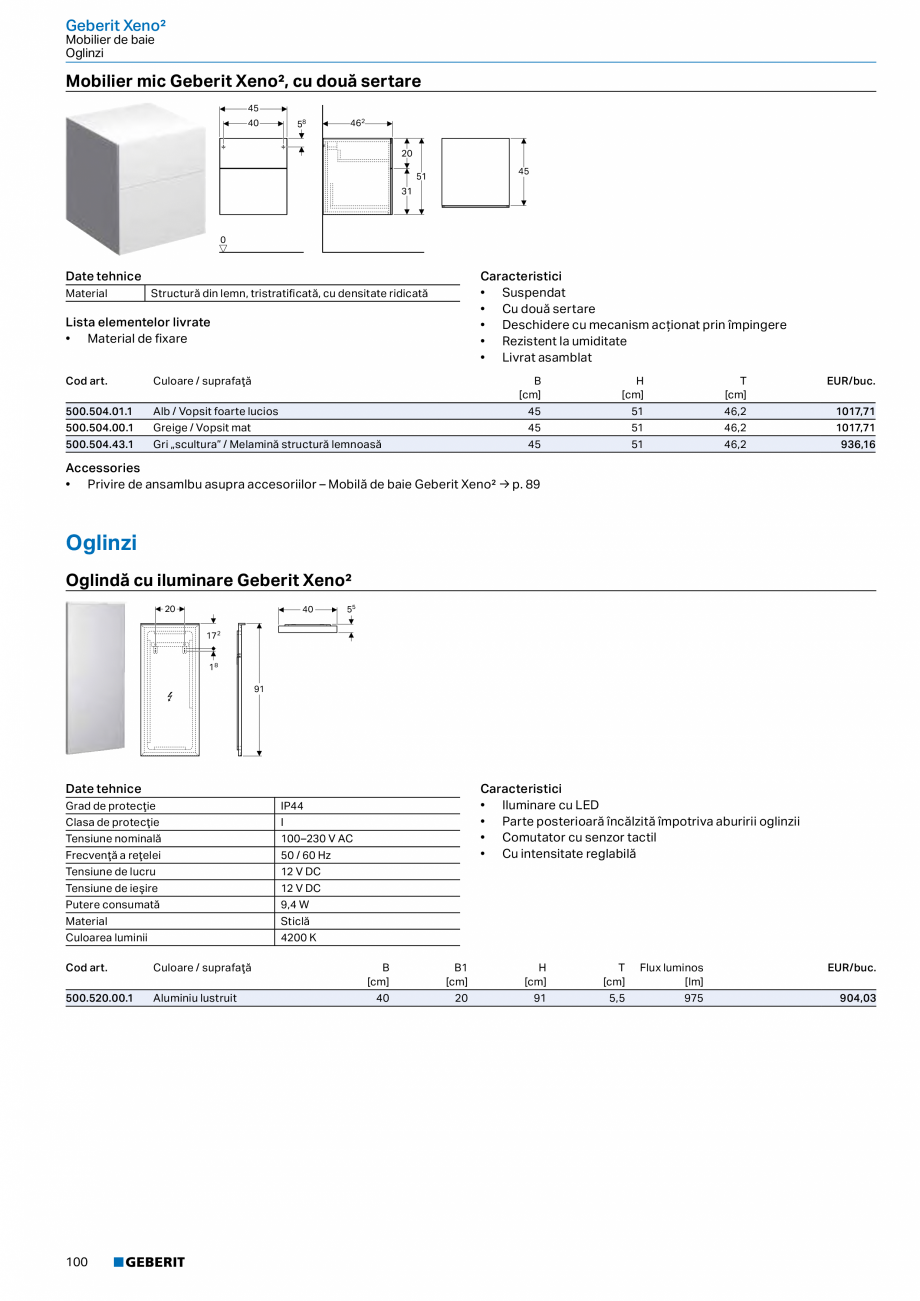 Pagina 88-Catalog GEBERIT - Colectii 2022-2023  Catalog, brosura Romana orientare
până la lumina zilei
•...