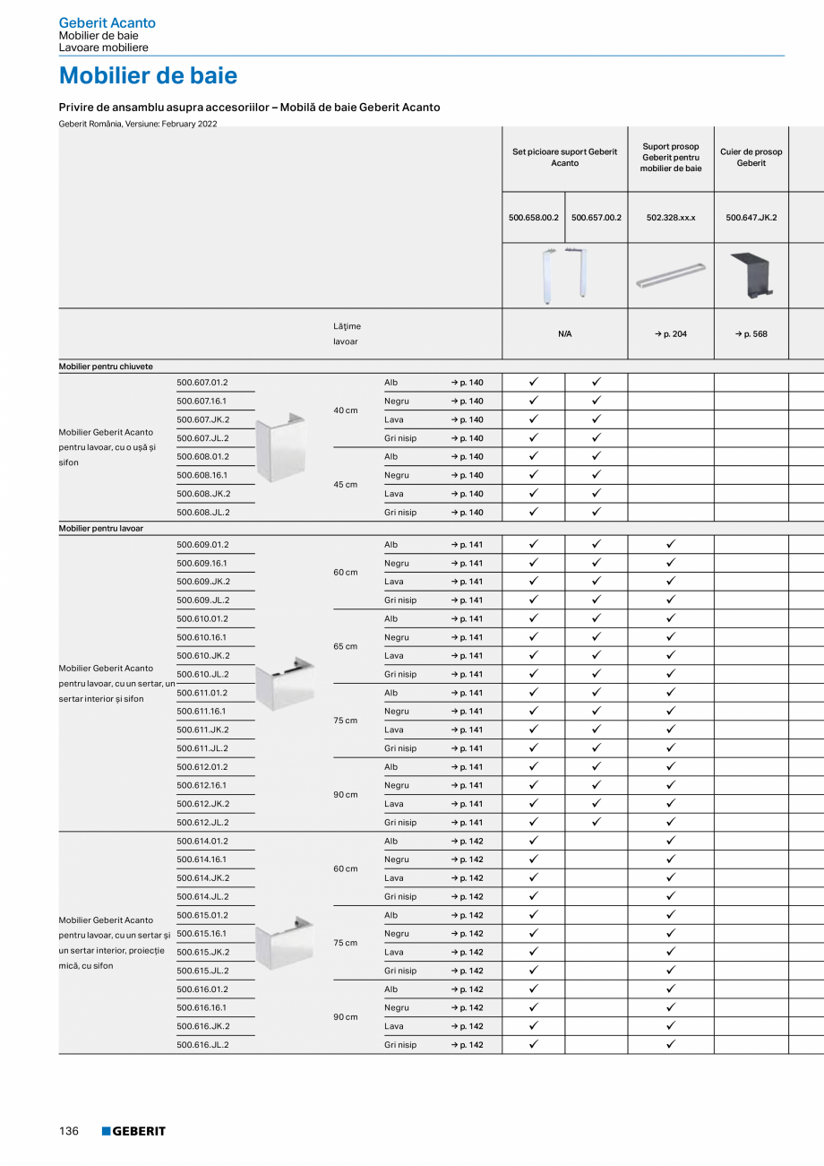 Pagina 124-Catalog GEBERIT - Colectii 2022-2023  Catalog, brosura Romana ertar cu sistem de retragere automată...