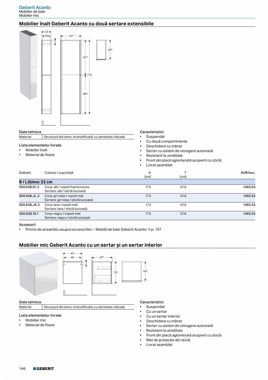 Pagina 134-Catalog GEBERIT - Colectii 2022-2023  Catalog, brosura Romana umată
[W]

Flux luminos
[lm]

EUR/buc...