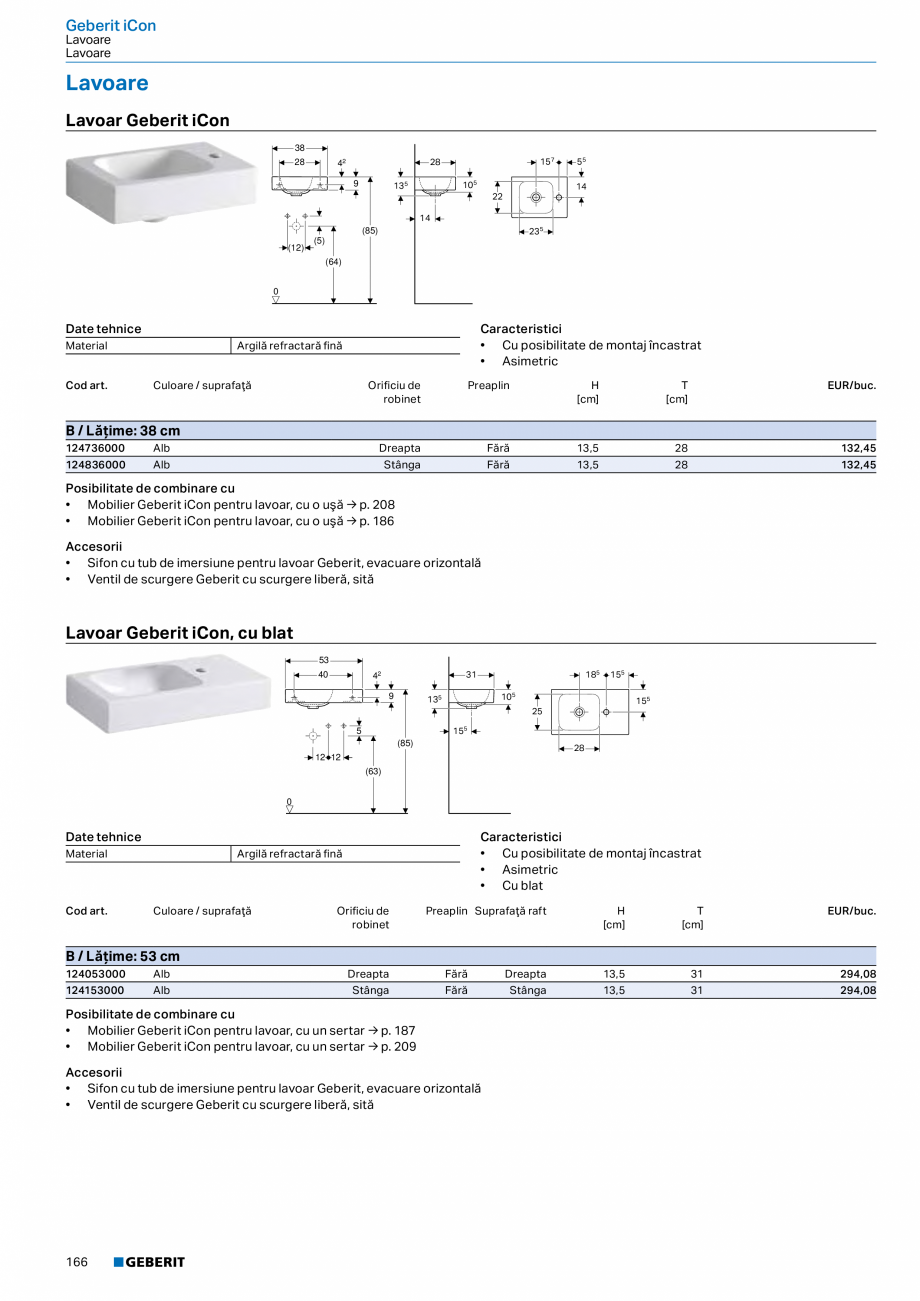 Pagina 154-Catalog GEBERIT - Colectii 2022-2023  Catalog, brosura Romana ferior
[cm]

H
[cm]

T
[cm]

EUR/buc.
...