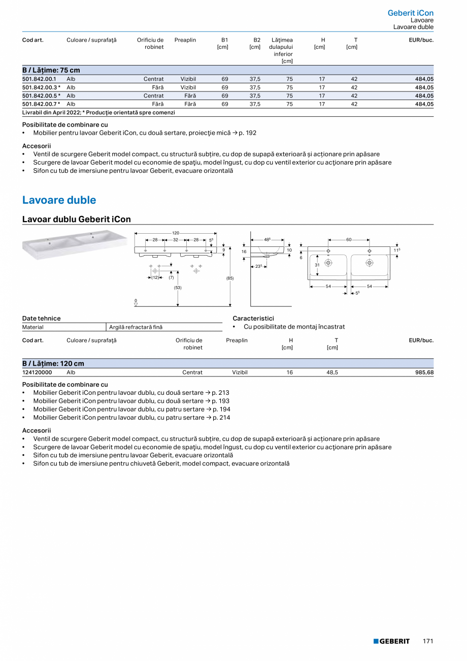 Pagina 159-Catalog GEBERIT - Colectii 2022-2023  Catalog, brosura Romana 

→ p. 96

ü2)

ü2)

500.518.43.1
...
