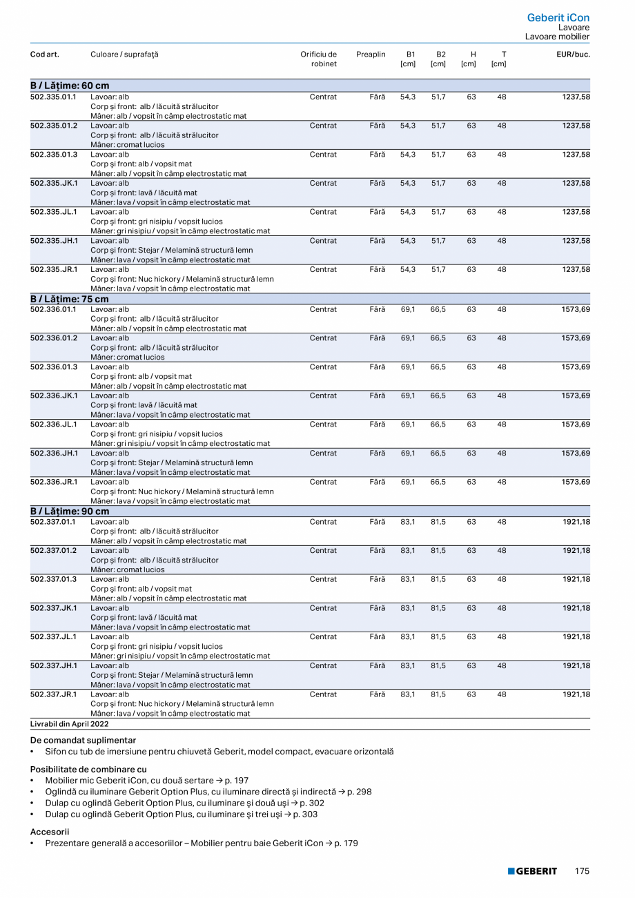 Pagina 163-Catalog GEBERIT - Colectii 2022-2023  Catalog, brosura Romana noasă

38

52,5

26,5

560,64
...