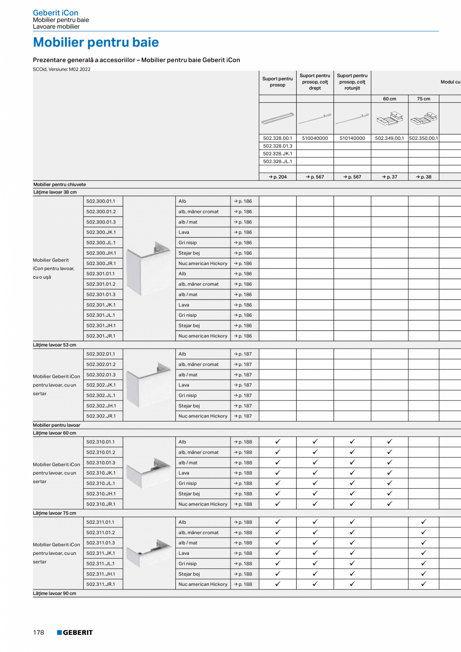 Pagina 166-Catalog GEBERIT - Colectii 2022-2023  Catalog, brosura Romana ui: 90 cm
500.509.01.1

Alb / Vopsit...