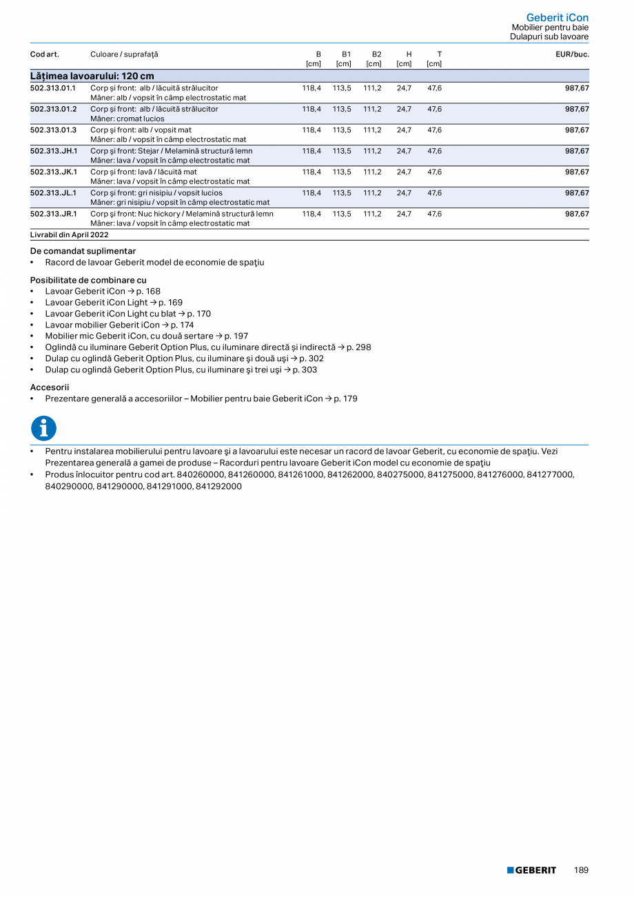 Pagina 177-Catalog GEBERIT - Colectii 2022-2023  Catalog, brosura Romana tehnice
Grad de protecţie

IP44
...