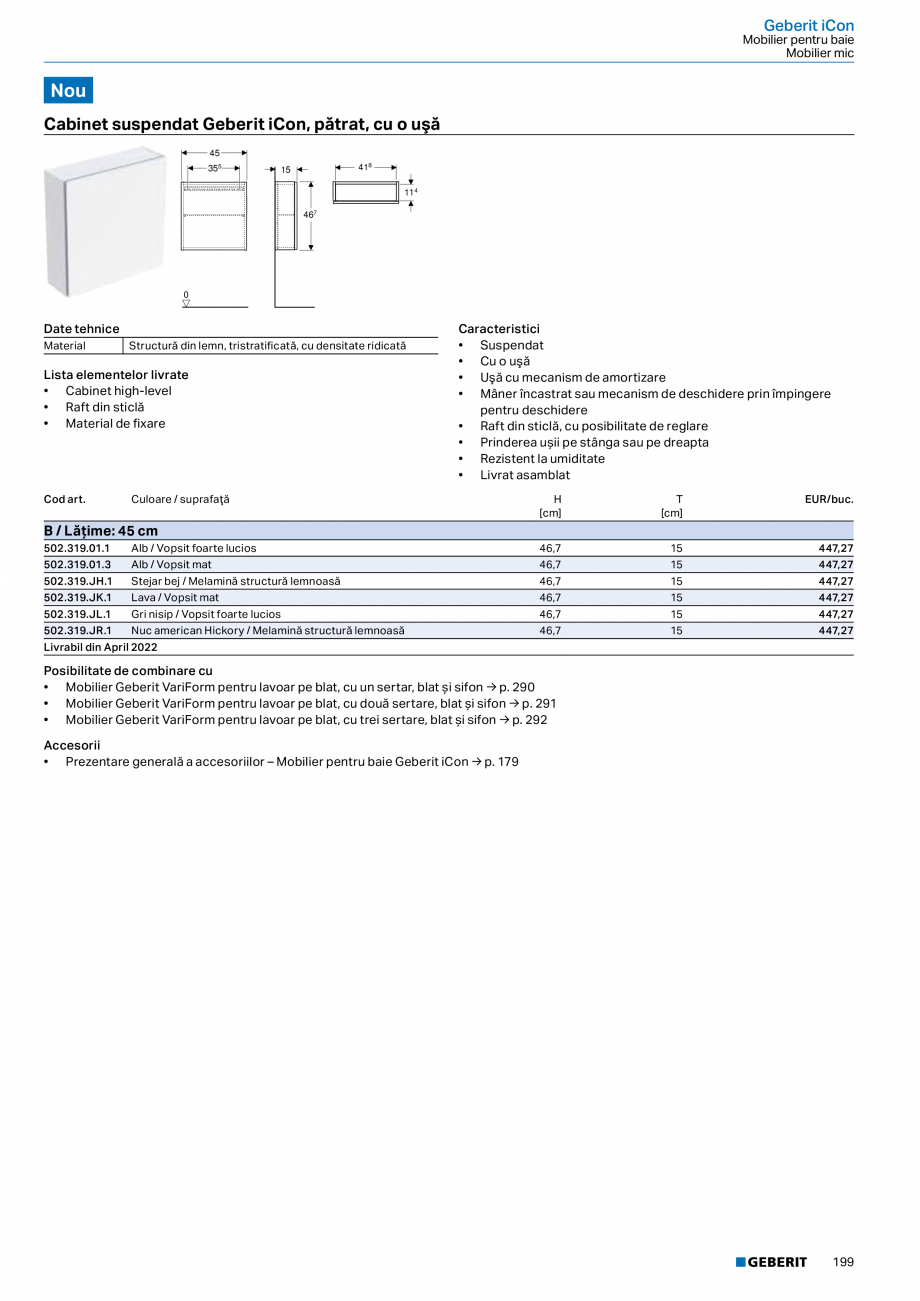 Pagina 187-Catalog GEBERIT - Colectii 2022-2023  Catalog, brosura Romana disponibil

fără mobilier disponibil...
