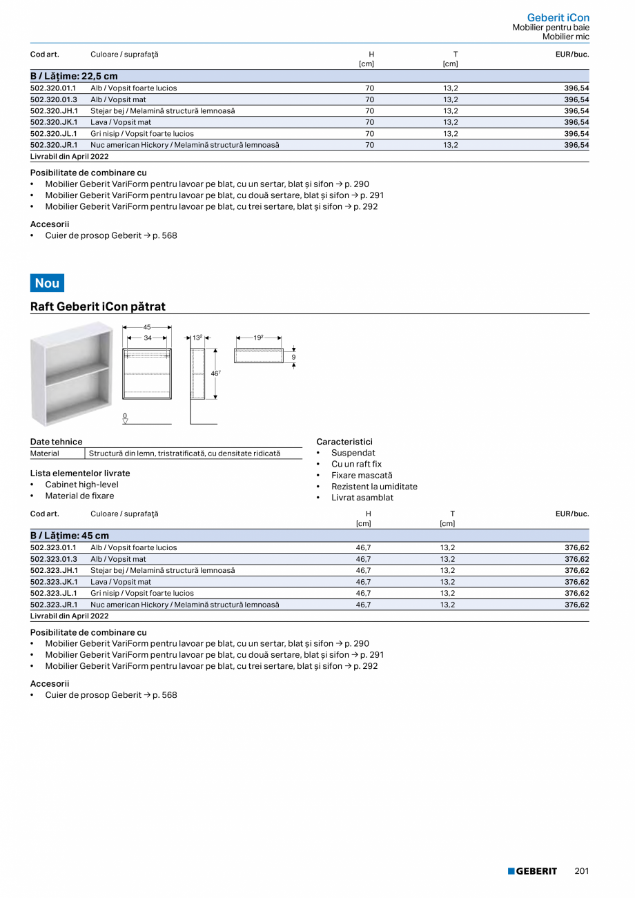 Pagina 189-Catalog GEBERIT - Colectii 2022-2023  Catalog, brosura Romana ü

109

Geberit myDay
Lavoare
﻿
...