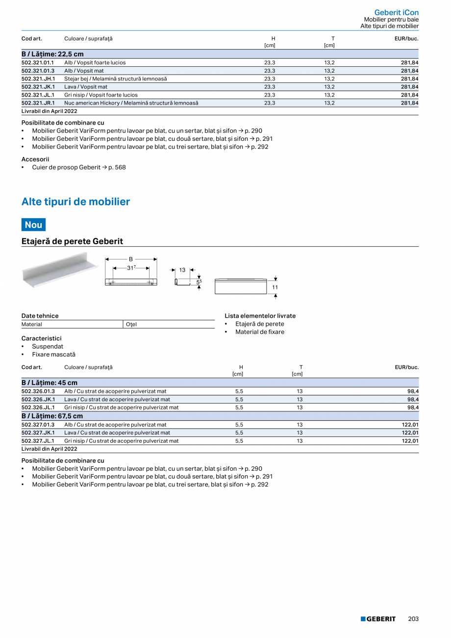 Pagina 191-Catalog GEBERIT - Colectii 2022-2023  Catalog, brosura Romana lb / KeraTect

Stânga

Fără

10,5

...