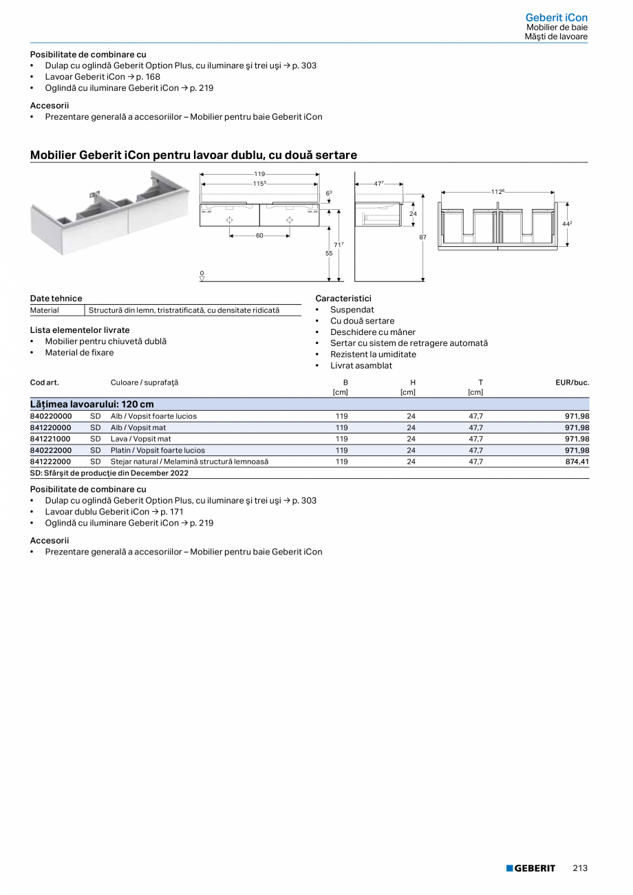 Pagina 201-Catalog GEBERIT - Colectii 2022-2023  Catalog, brosura Romana Day → p. 122
Accesorii
• Privire...
