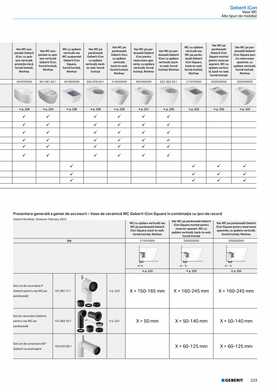 Pagina 211-Catalog GEBERIT - Colectii 2022-2023  Catalog, brosura Romana  .  .  .  .  .  .  .  .  .  .  .  .  ....
