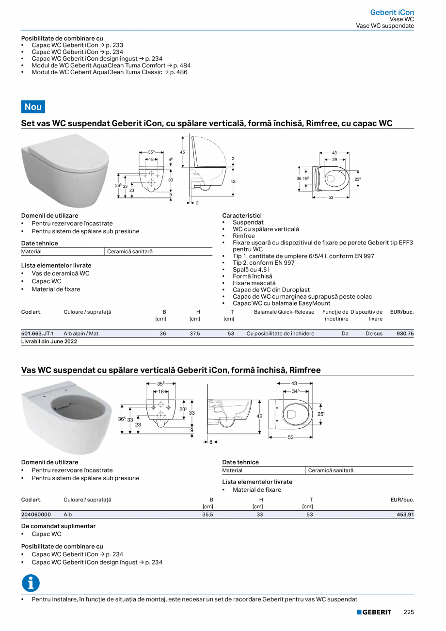 Pagina 213-Catalog GEBERIT - Colectii 2022-2023  Catalog, brosura Romana ecție mică, cu sifon

ü
ü
ü
ü
...