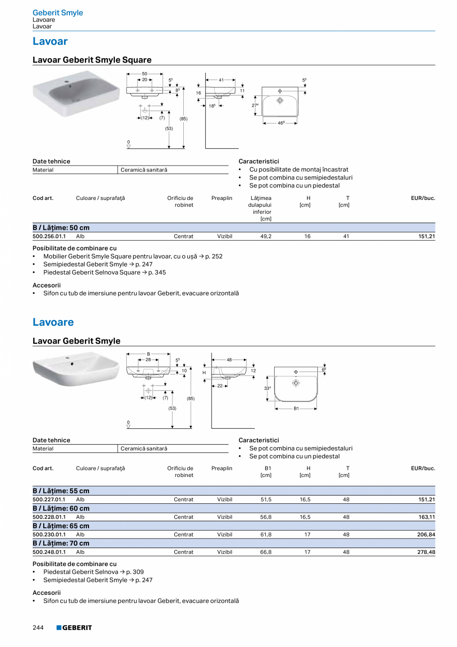 Pagina 232-Catalog GEBERIT - Colectii 2022-2023  Catalog, brosura Romana și: gri nisip / sticlă lucioasă

39...