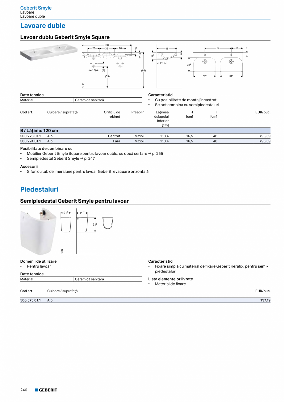 Pagina 234-Catalog GEBERIT - Colectii 2022-2023  Catalog, brosura Romana sip / stică lucioasă

59,5

53,1

53...