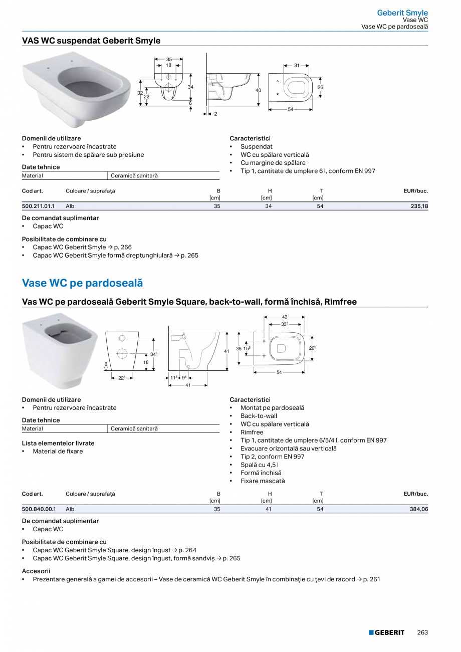 Pagina 251-Catalog GEBERIT - Colectii 2022-2023  Catalog, brosura Romana e suporturi de 31,6 cm

Cuier de...