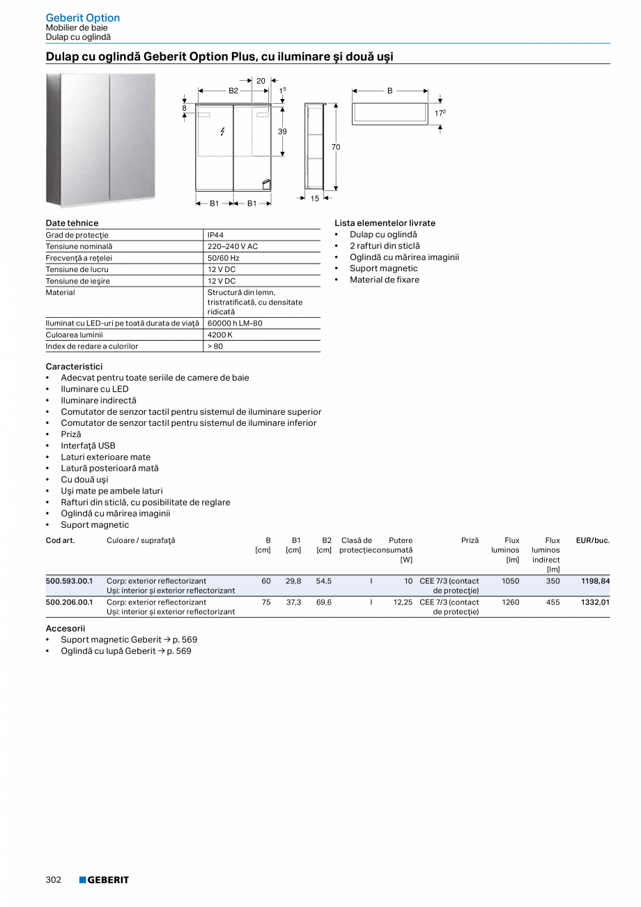 Pagina 292-Catalog GEBERIT - Colectii 2022-2023  Catalog, brosura Romana actară fină
Culoare / suprafaţă
...