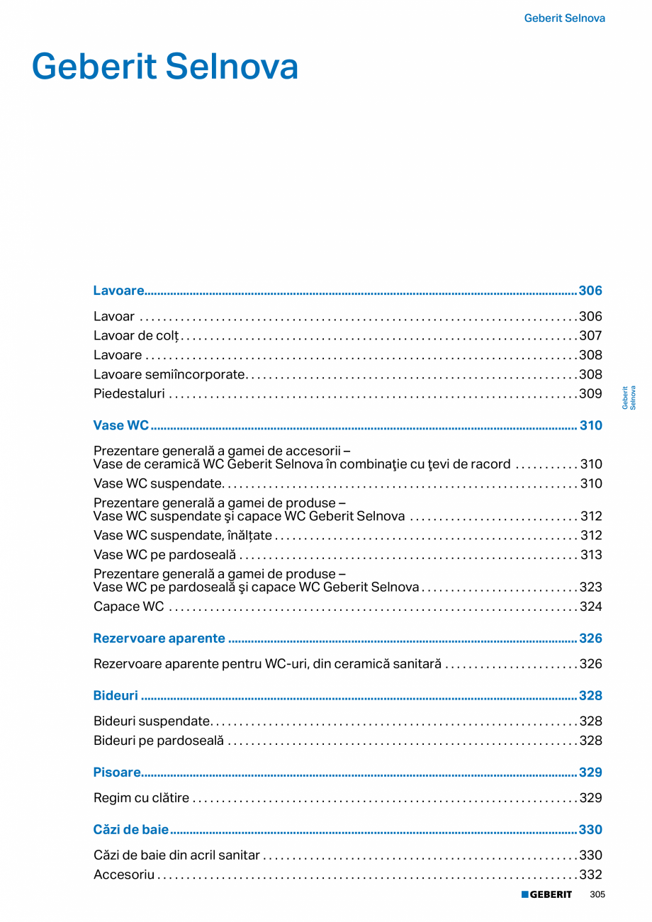 Pagina 298-Catalog GEBERIT - Colectii 2022-2023  Catalog, brosura Romana obilier

Nou
Set lavoar mobilier...