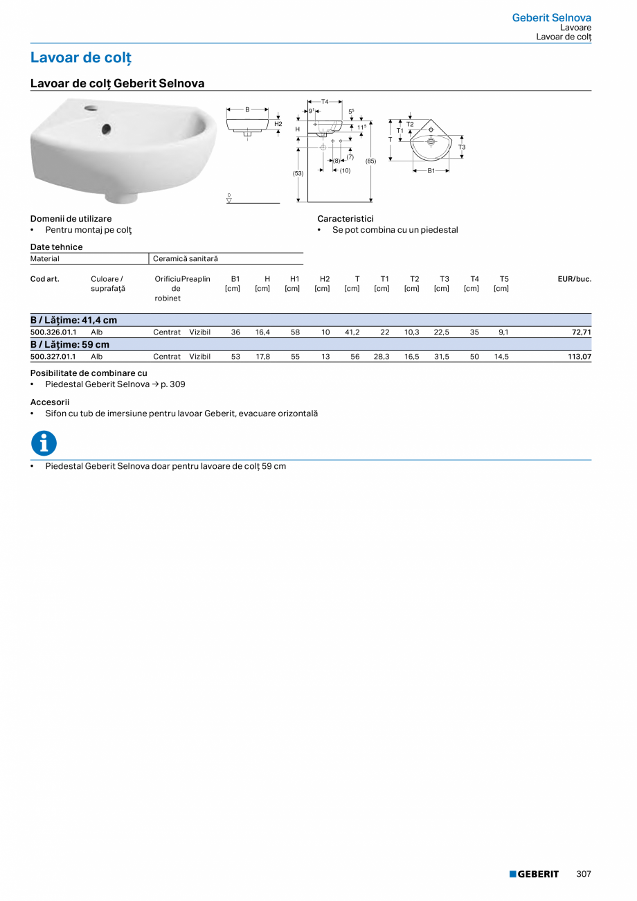 Pagina 303-Catalog GEBERIT - Colectii 2022-2023  Catalog, brosura Romana ndă
luminoasă
pentru
sertar

Handles...