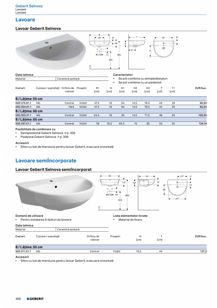 Pagina 305-Catalog GEBERIT - Colectii 2022-2023  Catalog, brosura Romana 

→ p. 188

502.312.01.2

alb,...