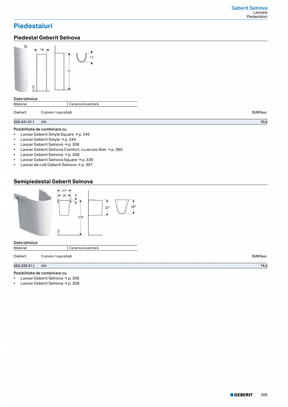 Pagina 306-Catalog GEBERIT - Colectii 2022-2023  Catalog, brosura Romana b, mâner cromat

→ p. 190

Mobilier...