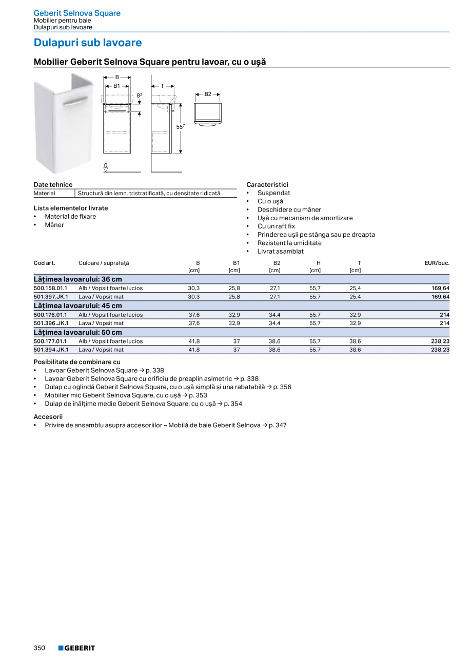 Pagina 349-Catalog GEBERIT - Colectii 2022-2023  Catalog, brosura Romana u mecanism de deschidere prin...