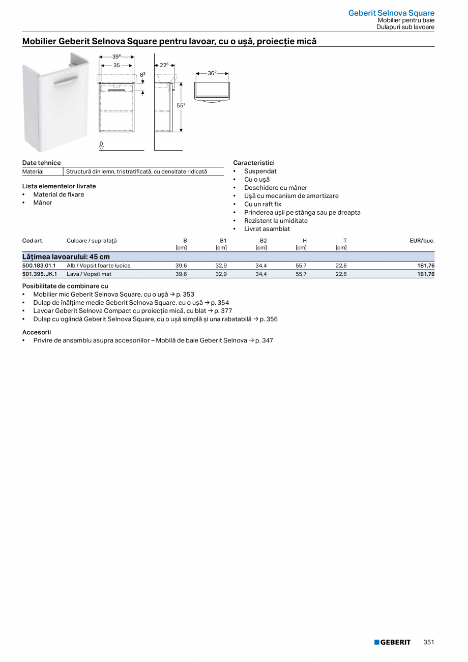 Pagina 350-Catalog GEBERIT - Colectii 2022-2023  Catalog, brosura Romana 2
Accesorii
• Prezentare generală a...