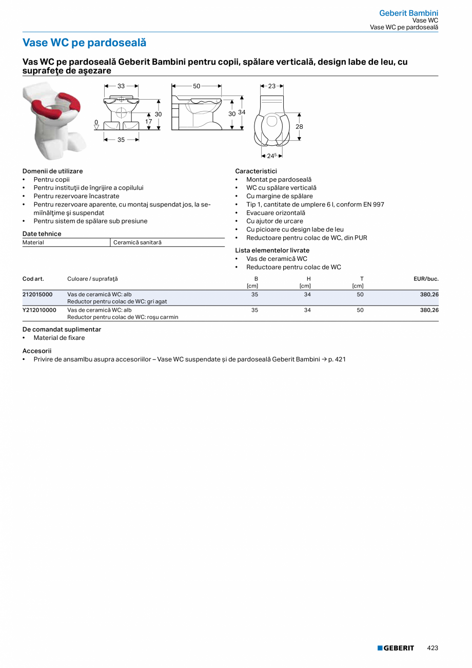 Pagina 422-Catalog GEBERIT - Colectii 2022-2023  Catalog, brosura Romana   .  .  .  .  .  .  .  .  .  .  .  .  ...