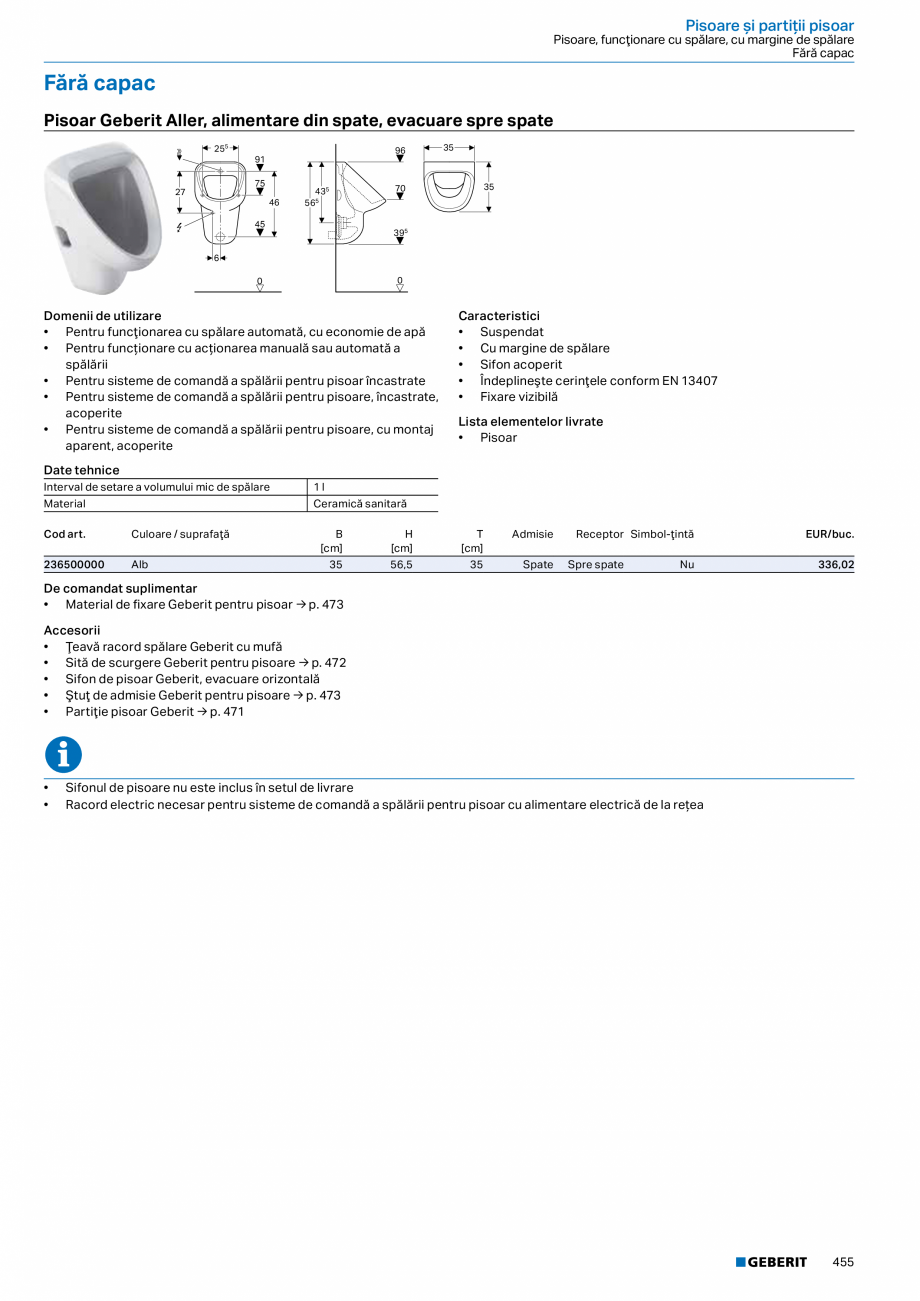 Pagina 454-Catalog GEBERIT - Colectii 2022-2023  Catalog, brosura Romana vă / lăcuită mat
Mâner: lava /...