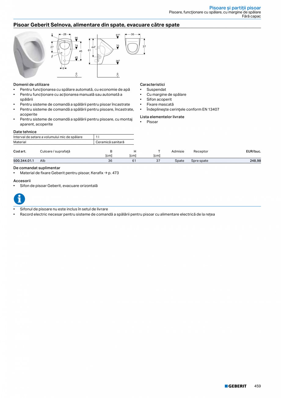 Pagina 458-Catalog GEBERIT - Colectii 2022-2023  Catalog, brosura Romana ructură lemn

45

14,8

15

230,65
...