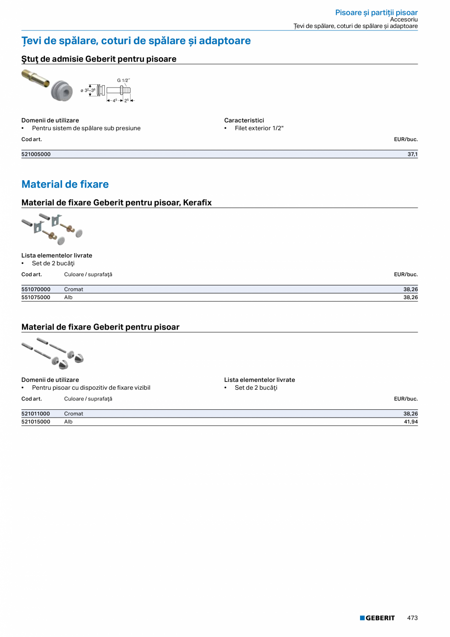 Pagina 472-Catalog GEBERIT - Colectii 2022-2023  Catalog, brosura Romana ntru montaj pe vasul WC

266
...