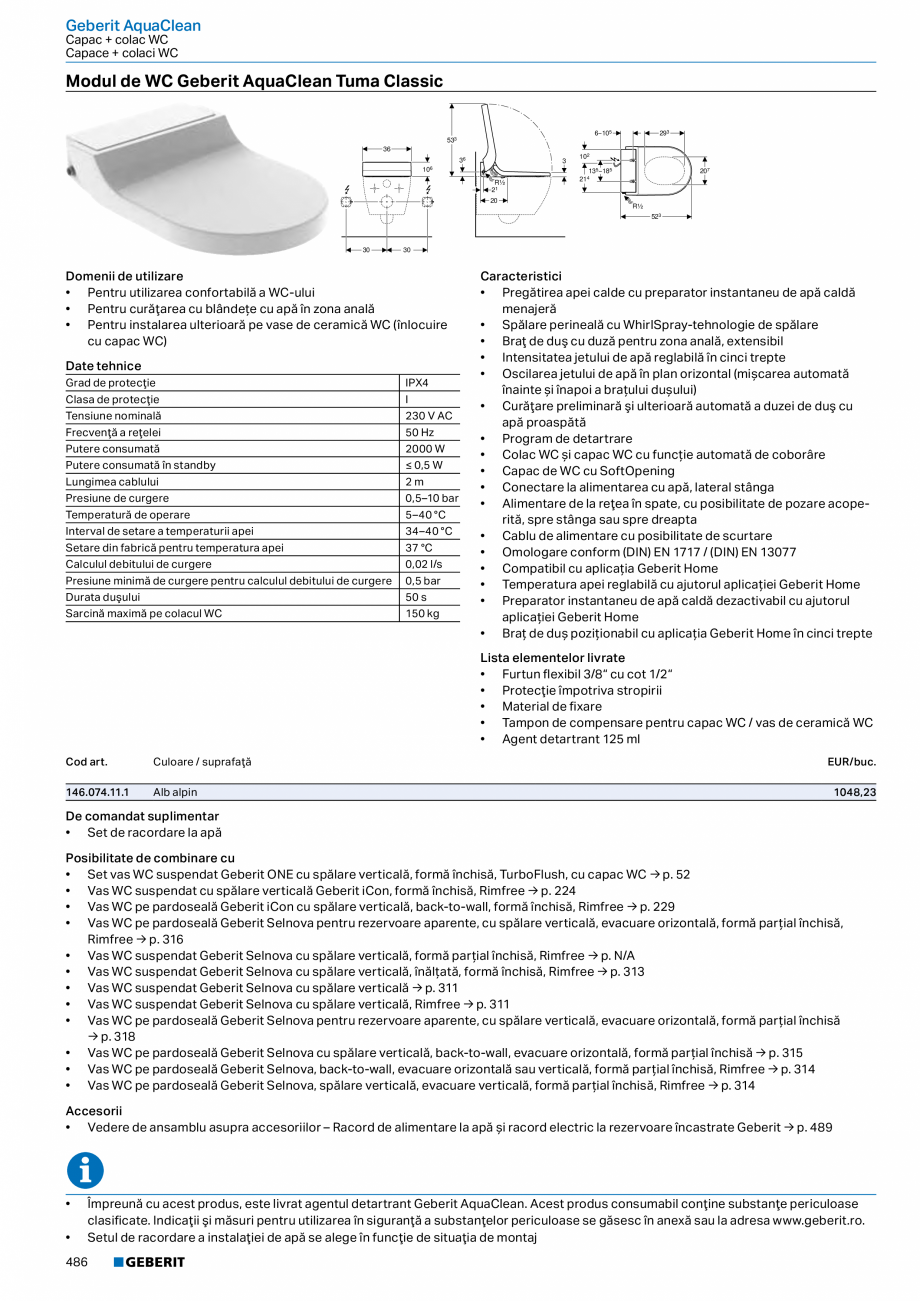 Pagina 485 - Catalog GEBERIT - Colectii 2022-2023  Catalog, brosura Romana ,8

238,66

D / Diametru ...