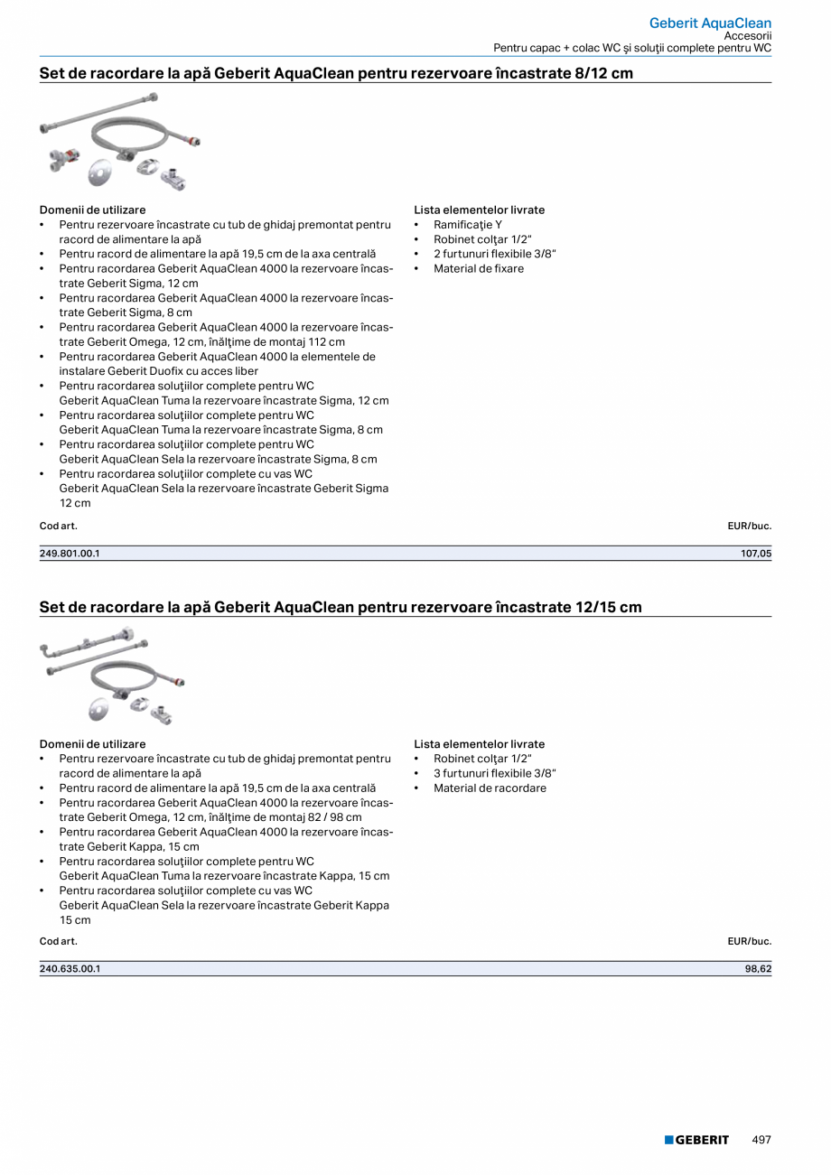 Pagina 496-Catalog GEBERIT - Colectii 2022-2023  Catalog, brosura Romana ncorporate

Lavoar încorporat...