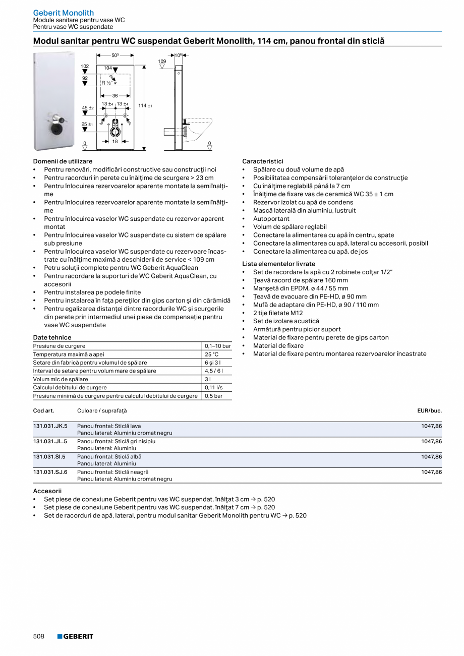 Pagina 507-Catalog GEBERIT - Colectii 2022-2023  Catalog, brosura Romana  mobilier baie,
colțuri rotunjite
...