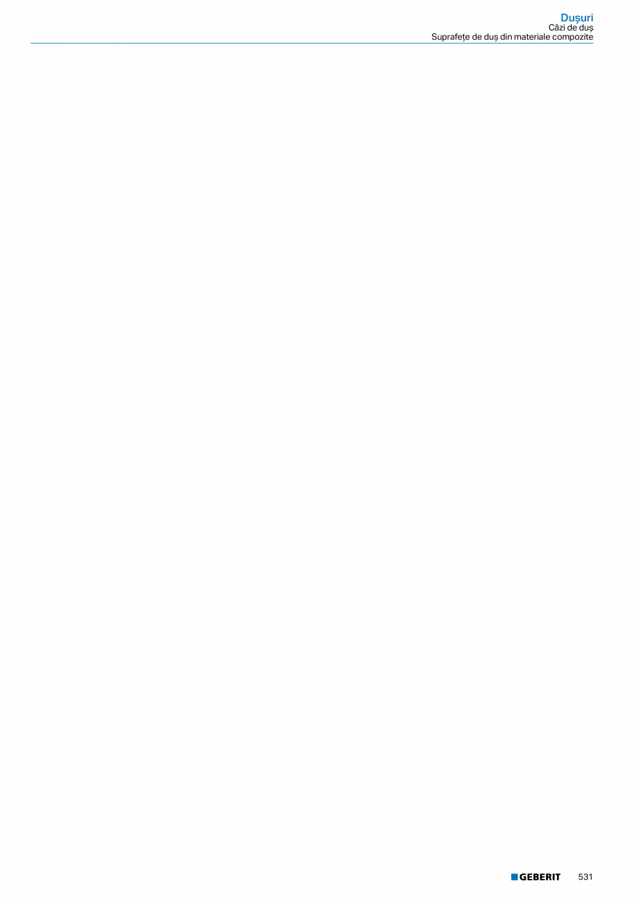 Pagina 530-Catalog GEBERIT - Colectii 2022-2023  Catalog, brosura Romana u toate seriile de camere de baie
• ...
