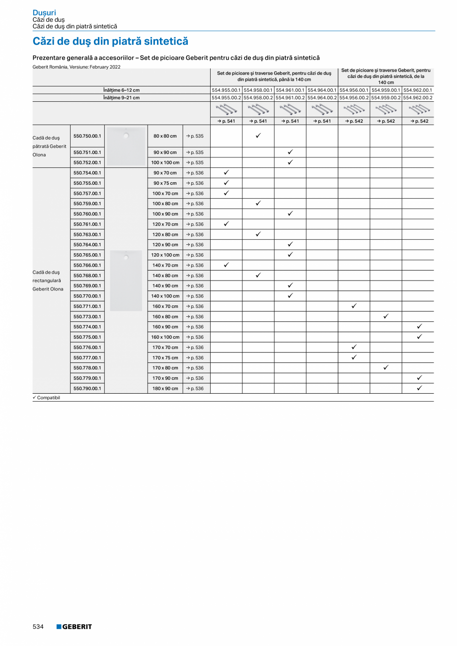 Pagina 533-Catalog GEBERIT - Colectii 2022-2023  Catalog, brosura Romana 

Lavoar .  .  .  .  .  .  .  .  .  . ...