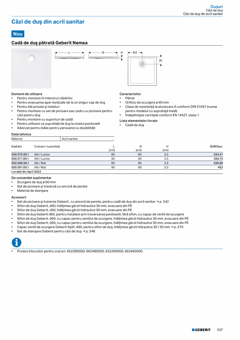 Pagina 536-Catalog GEBERIT - Colectii 2022-2023  Catalog, brosura Romana ...... 328
Bideuri suspendate .  .  . ...