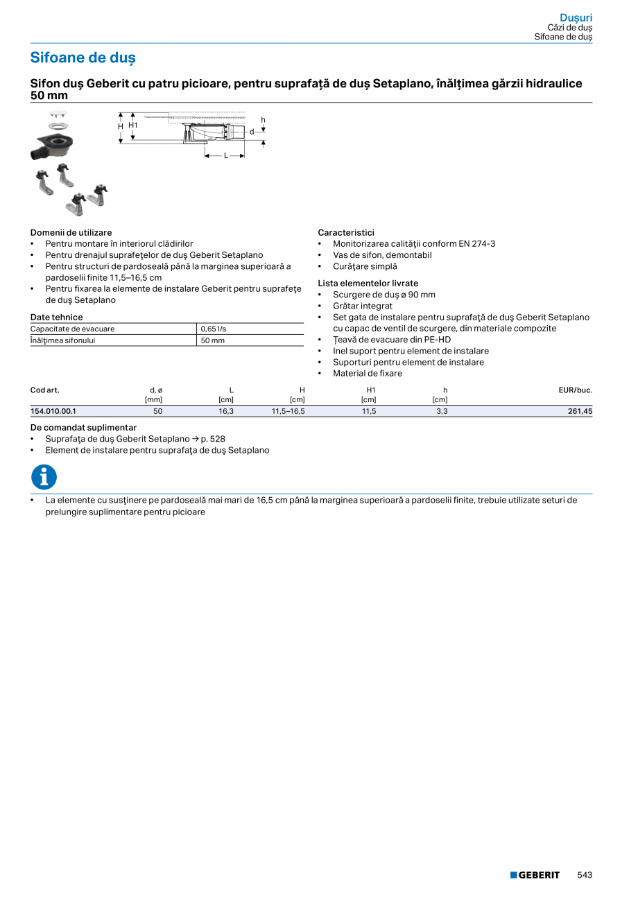 Pagina 542-Catalog GEBERIT - Colectii 2022-2023  Catalog, brosura Romana ate tehnice
Material

Ceramică...