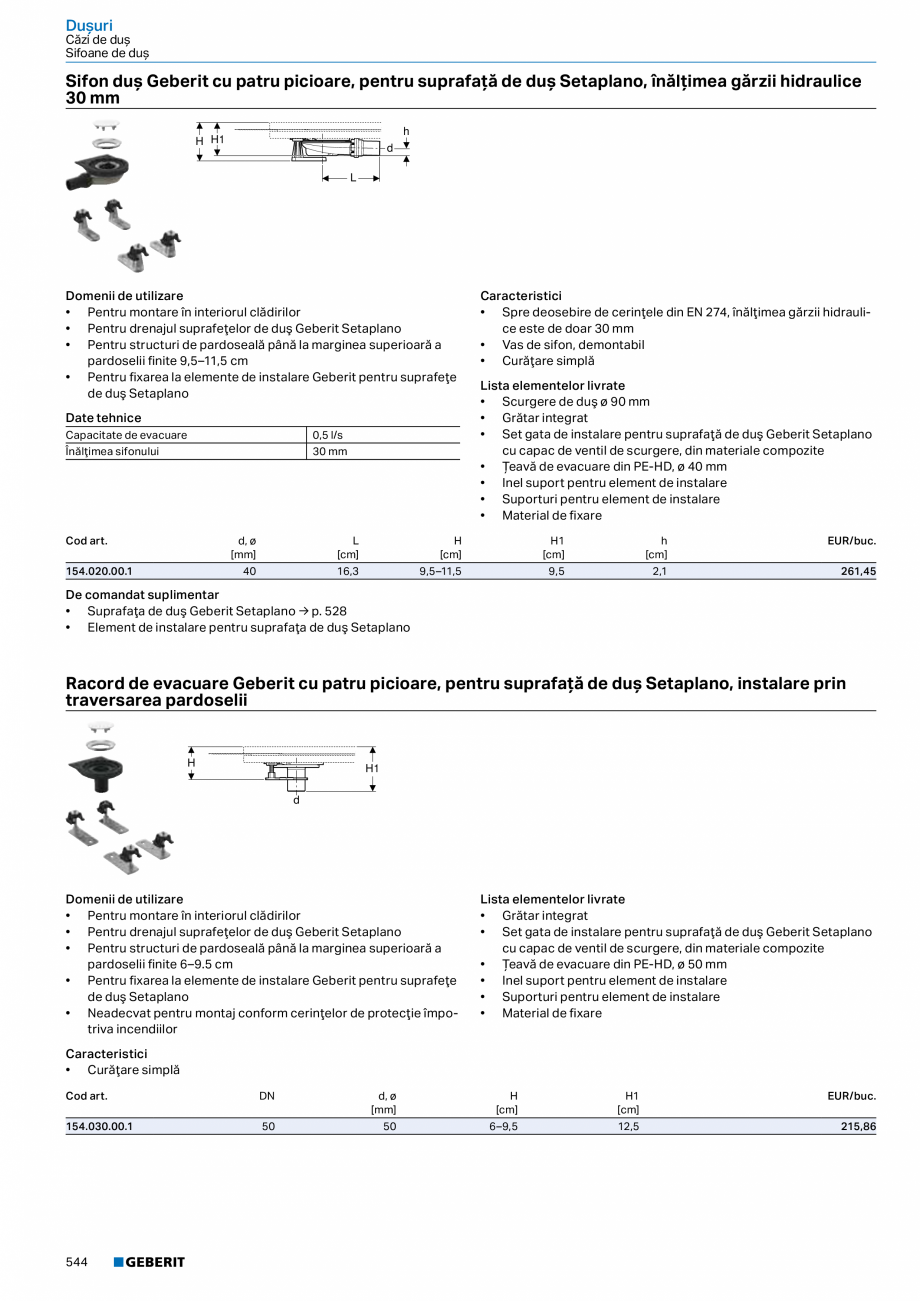 Pagina 543-Catalog GEBERIT - Colectii 2022-2023  Catalog, brosura Romana va pentru rezervoare aparente,
cu...
