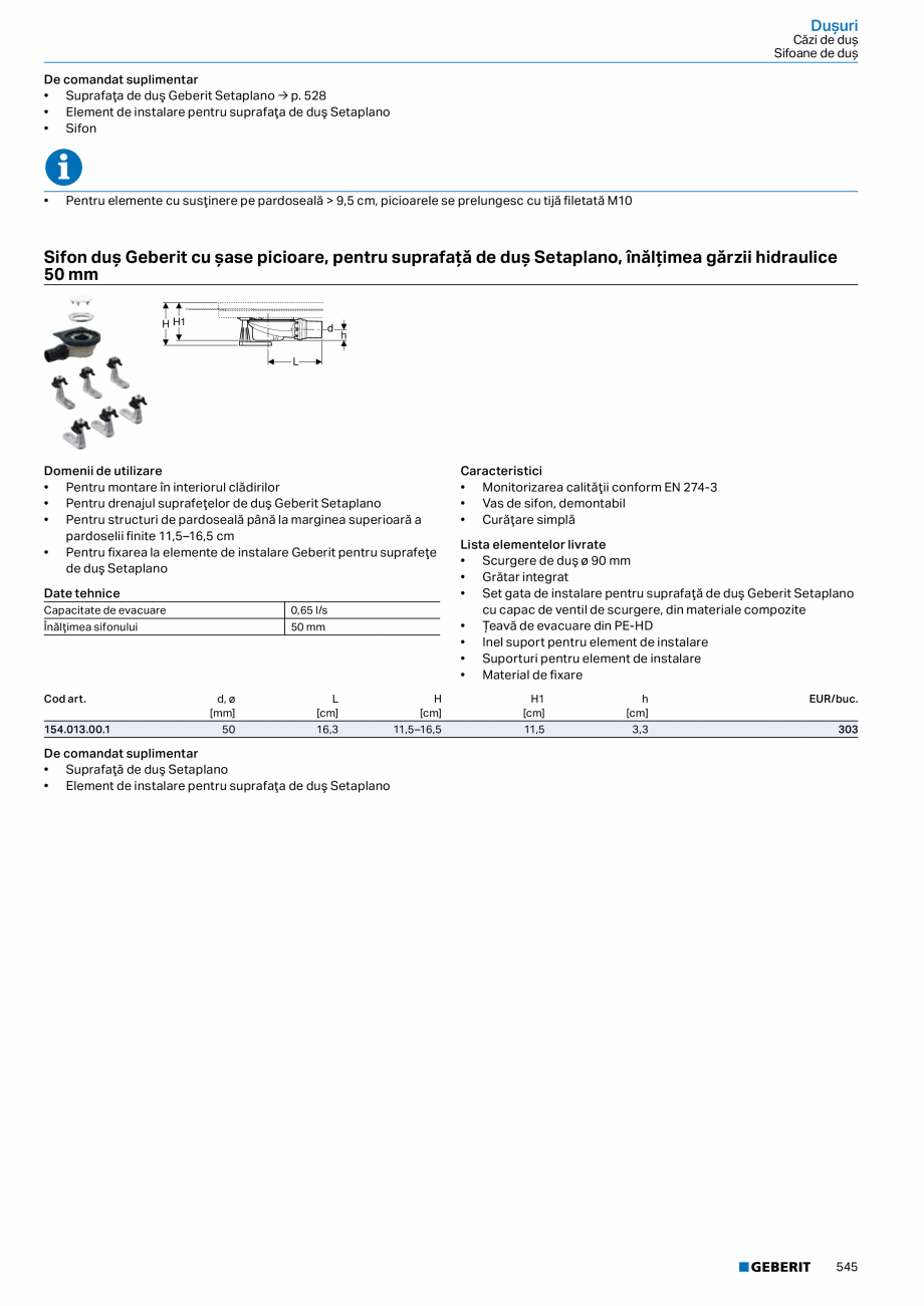 Pagina 544-Catalog GEBERIT - Colectii 2022-2023  Catalog, brosura Romana  WC cu spălare verticală
• Rimfree...