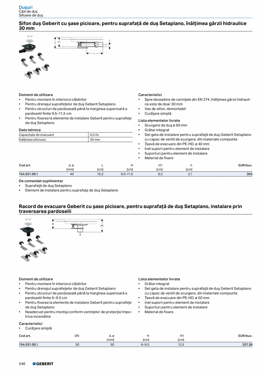 Pagina 545-Catalog GEBERIT - Colectii 2022-2023  Catalog, brosura Romana , cantitate de umplere 6/4 l, conform ...