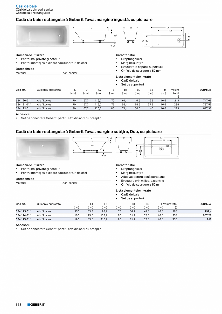 Pagina 557-Catalog GEBERIT - Colectii 2022-2023  Catalog, brosura Romana în partea de jos → p. 326
•...