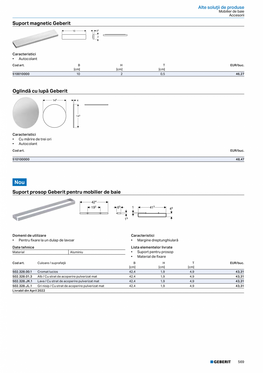Pagina 568-Catalog GEBERIT - Colectii 2022-2023  Catalog, brosura Romana ă,
formă parțial închisă

Vas WC ...