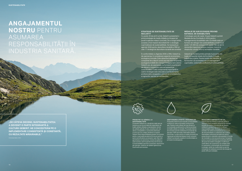 Pagina 6-Colectii pentru baie  Catalog, brosura Romana baie - asta înseamnă
Design Meets Function.

8

9
...